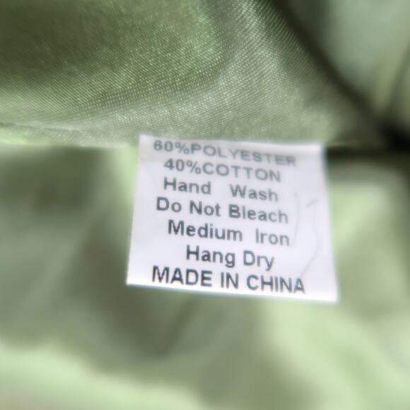 Prima Donna sage green textured frilly mid length coat S - Picture 9 of 9